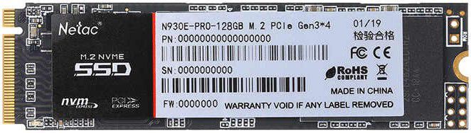 

SSD накопитель Netac 128Gb SSD (NT01N930E-128G-E4X)
