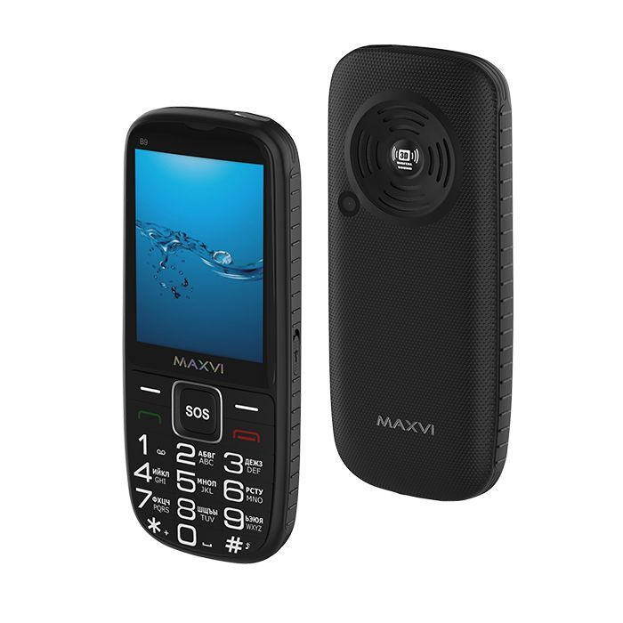 

Телефон Maxvi B9 BLACK