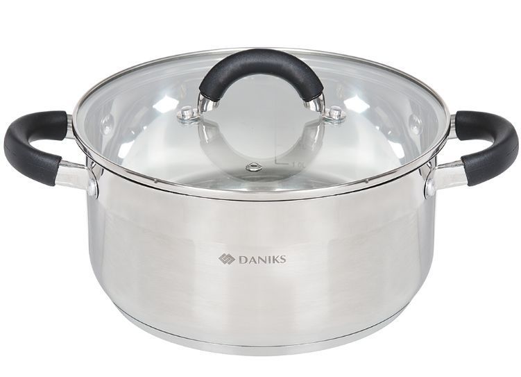 

Кастрюля Daniks QS-1-22 4,1л