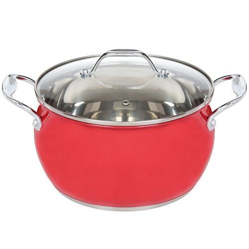 

Кастрюля Daniks QS-2-22 красный 4,7л