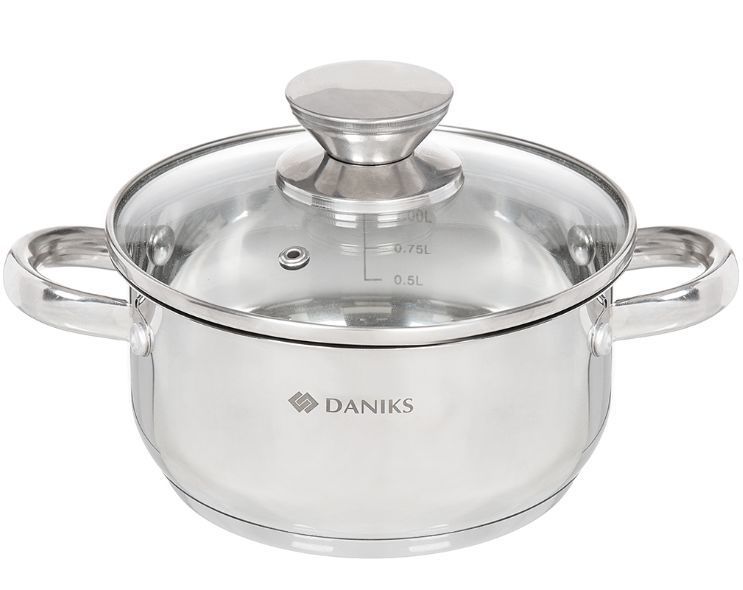 

Кастрюля Daniks QS-S-16 1,6л