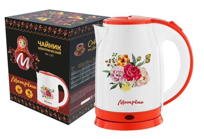 

Чайник Матрена MA-120 (7387) цветы