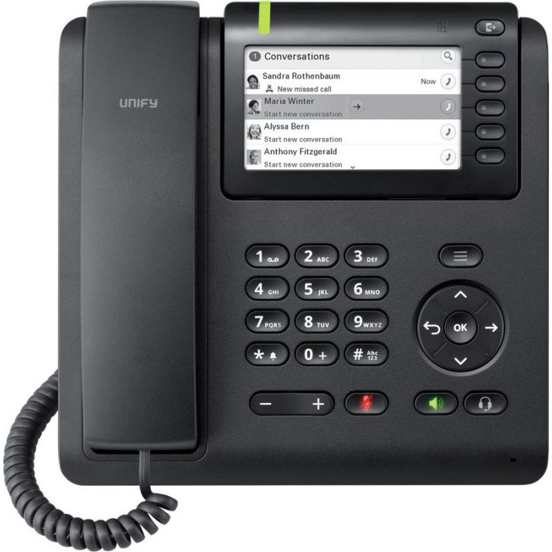 

VoIP-телефон Unify CP600E черный (L30250-F600-C433)