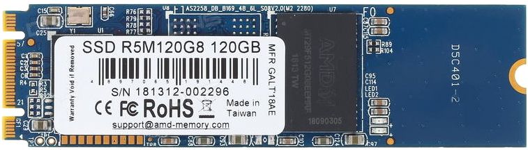 

SSD накопитель AMD Radeon 960Gb/SATA III/M.2 2280 (R5M960G8)