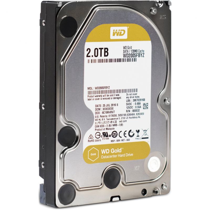 Жесткий диск Western Digital Gold 2Tb/SATA-III (WD2005FBYZ)