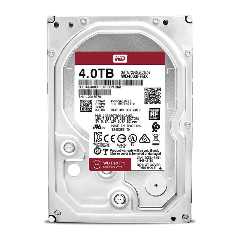 

Жесткий диск Western Digital Red Pro 4Tb/SATA-III (WD4003FFBX)