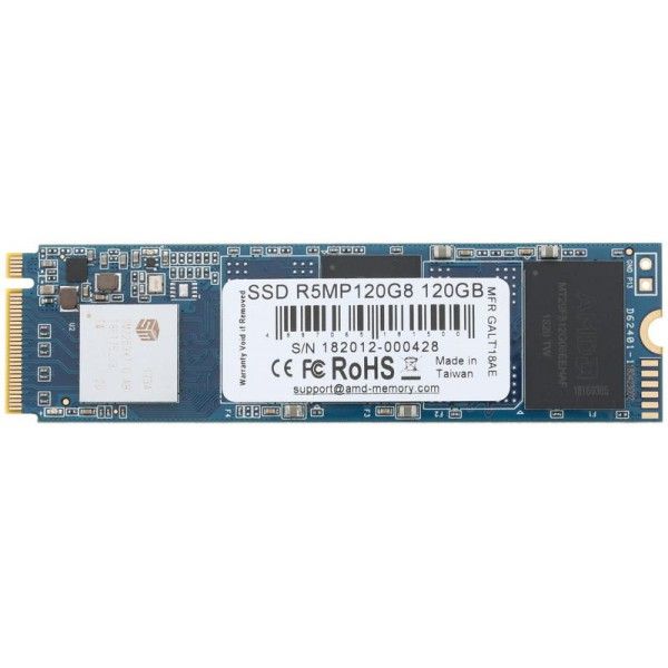 

SSD накопитель AMD Radeon 120ГБ/M.2/2280 (R5MP120G8)