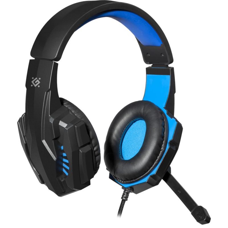 

Компьютерная гарнитура DEFENDER WARHEAD G-390 BLACK/BLUE (64038)