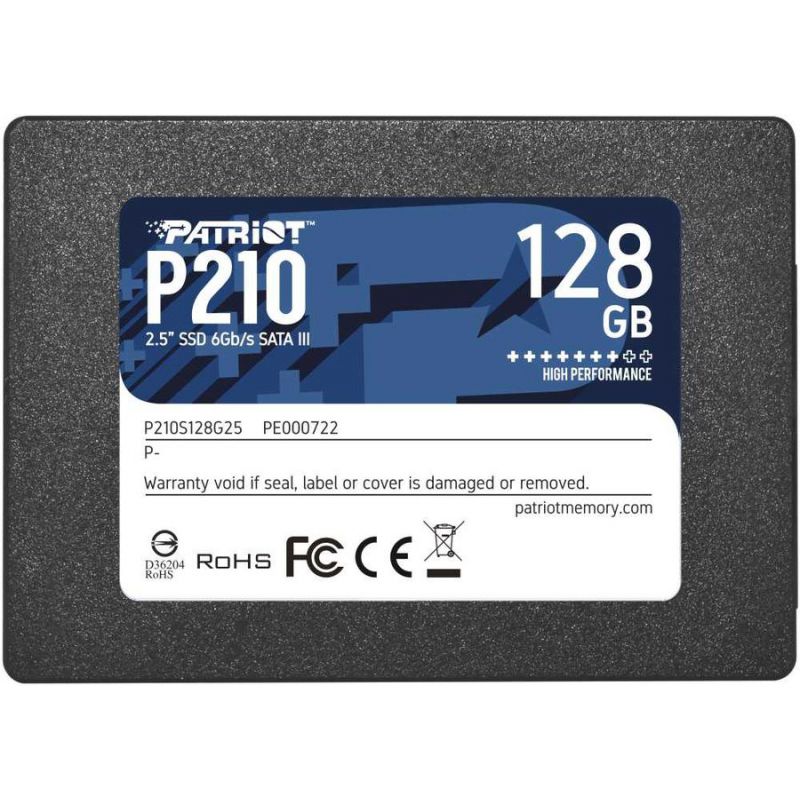 SSD накопитель Patriot P210/SATA2.5/128GB (P210S128G25)