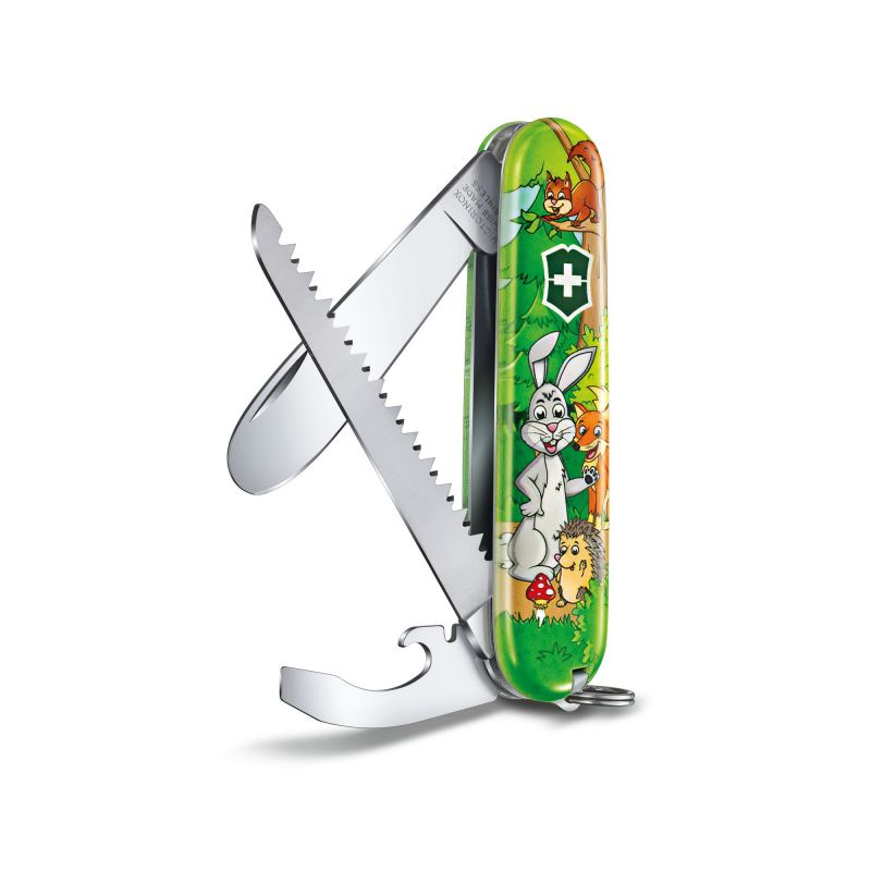 

Мультитул Victorinox Rabbit Edition (0.2373.E2) зеленый/рисунок
