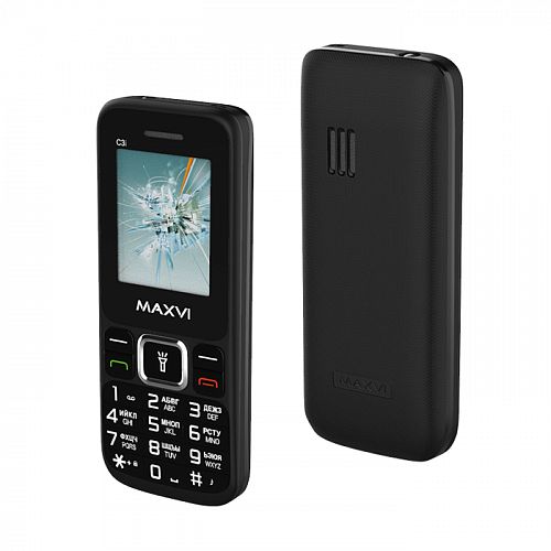 

Телефон Maxvi C3I BLACK