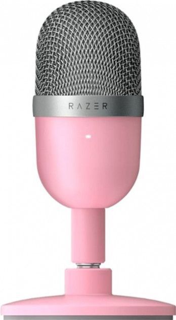 

Микрофон Razer Seiren Mini Quartz-Ultra-compact розовый (rz19-03450200-r3m1)