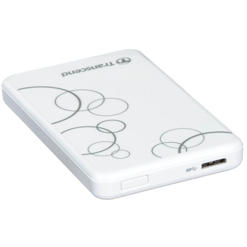 

Внешний жесткий диск Transcend 1TB белый (TS1TSJ25A3W)