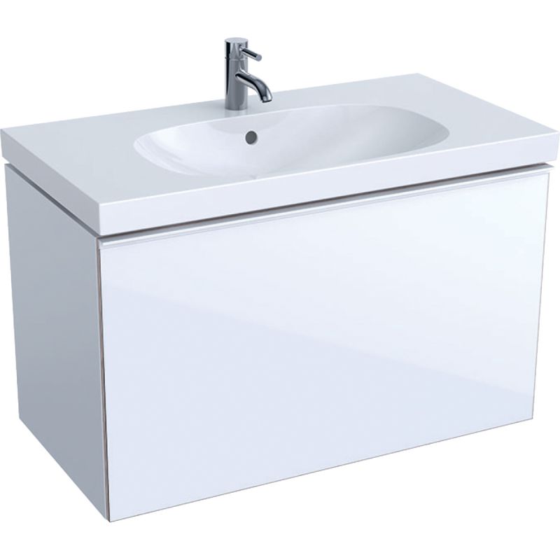 

Тумба Geberit 500.612.01.2 под раковину Acanto 890x535x476мм белый