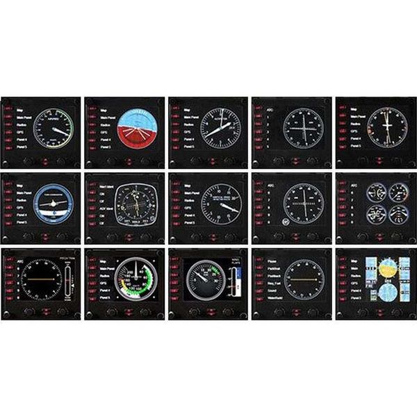 Геймпад Logitech G Saitek Pro Flight Instrument Panel черный (945-000008)