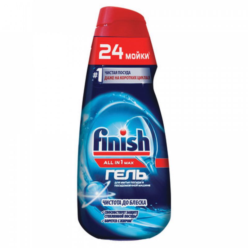 

Средство для мытья посуды Finish All in One Max (3071032) 0.6л Гель для ПММ
