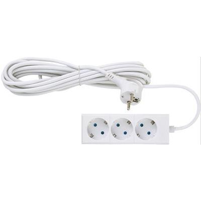 

Удлинитель DUWI 32056 2 Supraline (3гн. 3м) белый