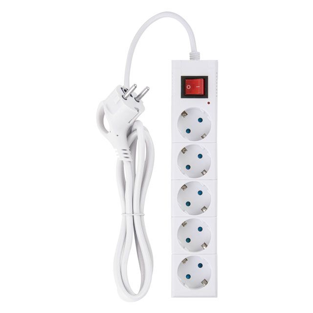 

Удлинитель DUWI 32062 3 Supraline (5гн. 3м) белый