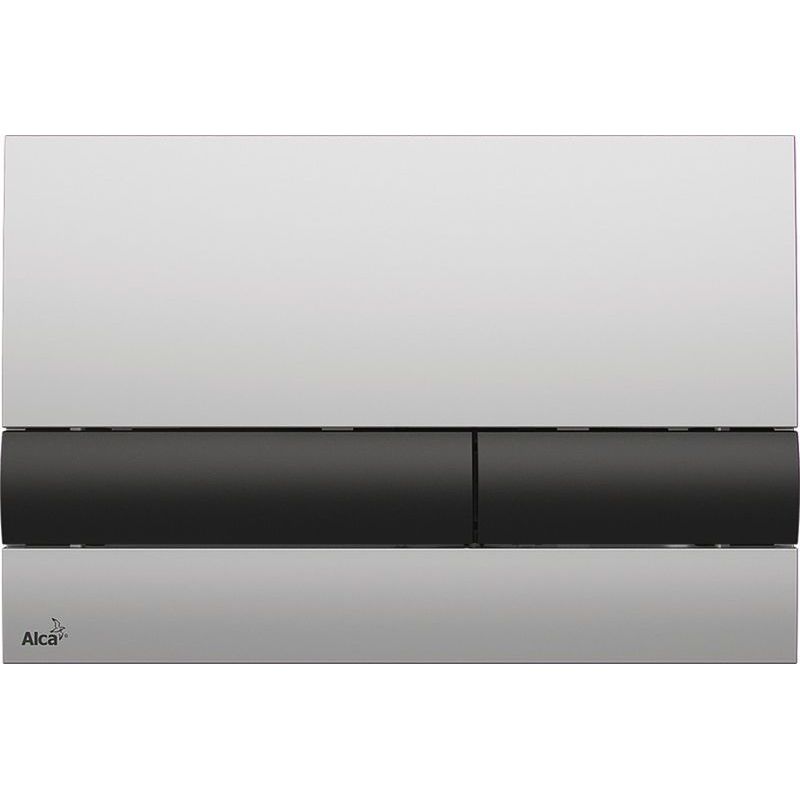 

Кнопка смыва Alca plast M1712-8 Хром-матовая/черная