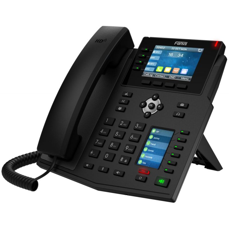 

VoIP-телефон Fanvil X5U черный