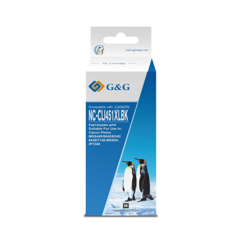 

Картридж G&G NC-CLI451XLBK черный (Картридж)