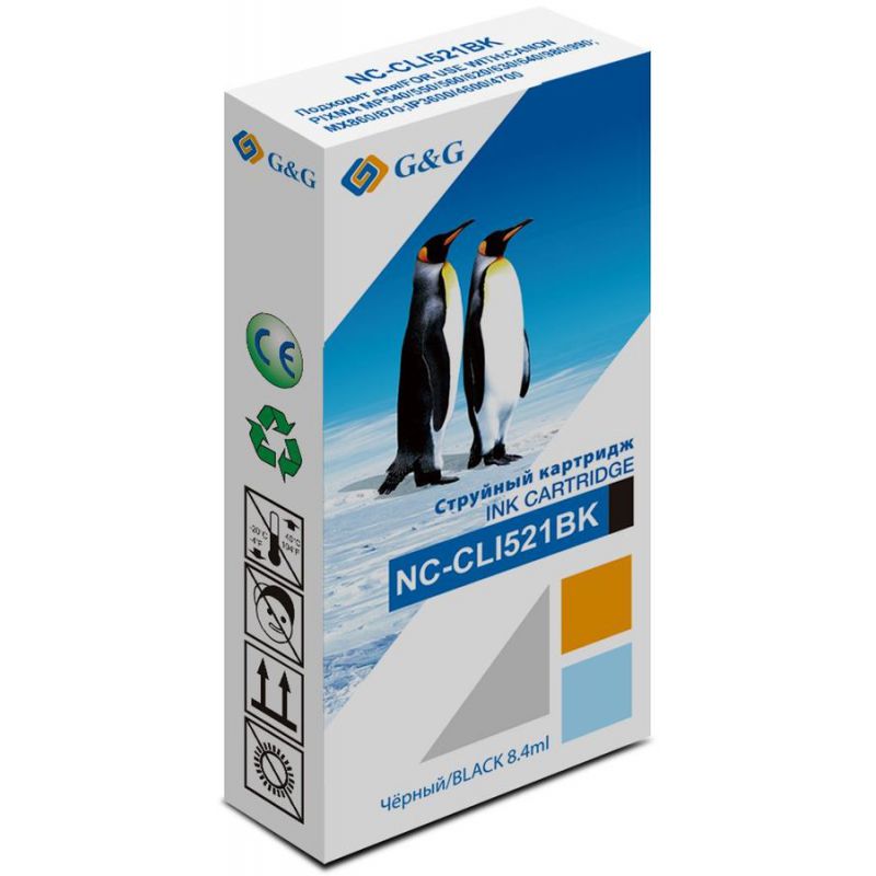 

Картридж G&G NC-CLI521BK черный