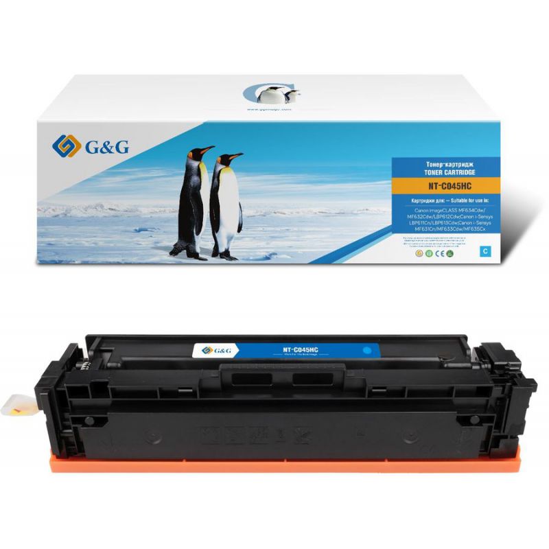 

Картридж G&G NT-C045HC голубой