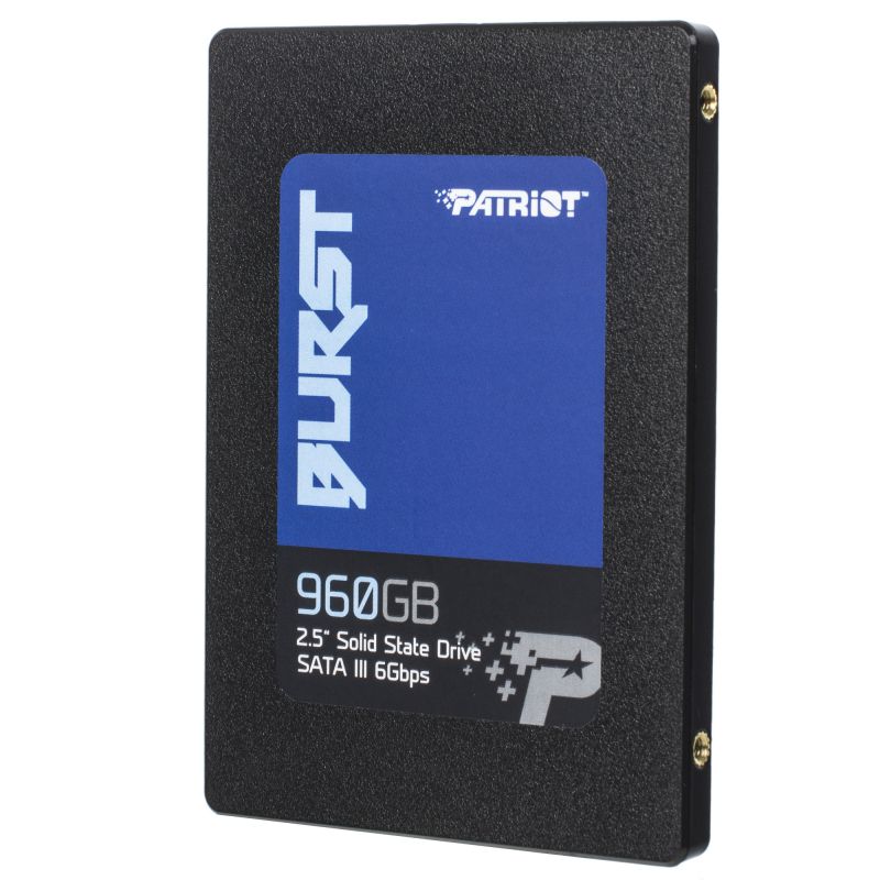 

SSD накопитель Patriot Burst Elite 960ГБ/2.5/SATA III (PBE960GS25SSDR)