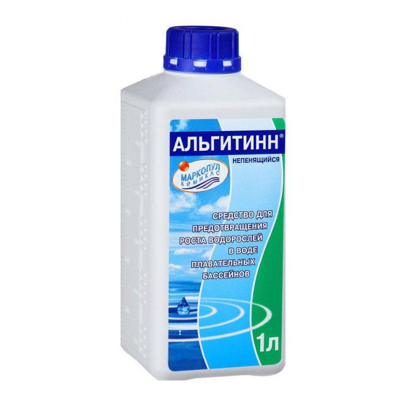 

Химия для бассейнов Маркопул Кемиклс Альгитинн средство от водорослей,1л ( ХИМ06)