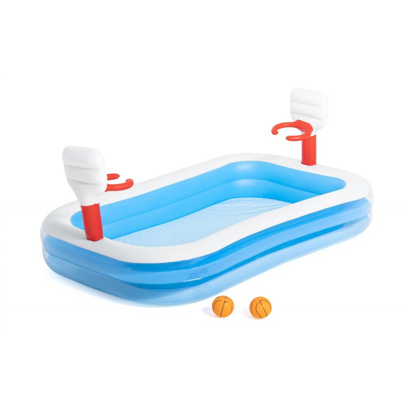 

Бассейн BestWay 54122 Баскетбол +2 мяча 251х168х102 636л