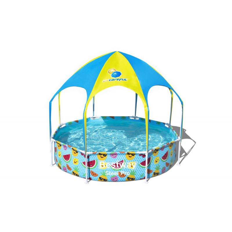 

Бассейн BestWay 56432 каркасный с навесом 244х51 1688л