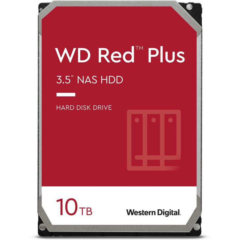 

Жесткий диск Western Digital Red Plus 10ТБ/3,5/7200RPM (WD101EFBX)
