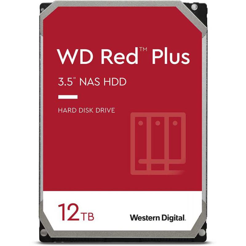 

Жесткий диск Western Digital Red Plus 12ТБ/3,5/7200RPM (WD120EFBX)