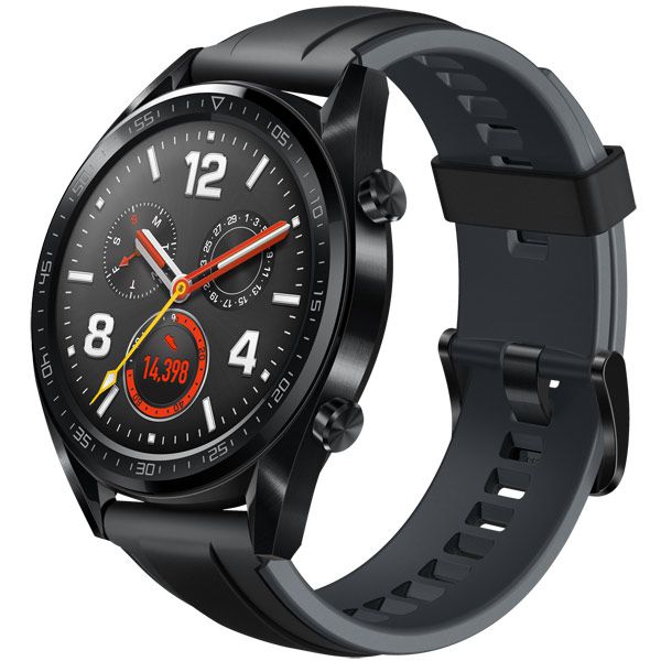 Умные часы Huawei Watch GT Sport 46.5мм черный/серый (FTN-B19)