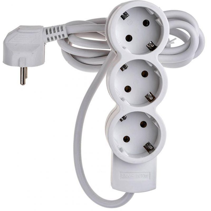 

Удлинитель DUWI 32072 2 Supraline (3гн. 1м) белый