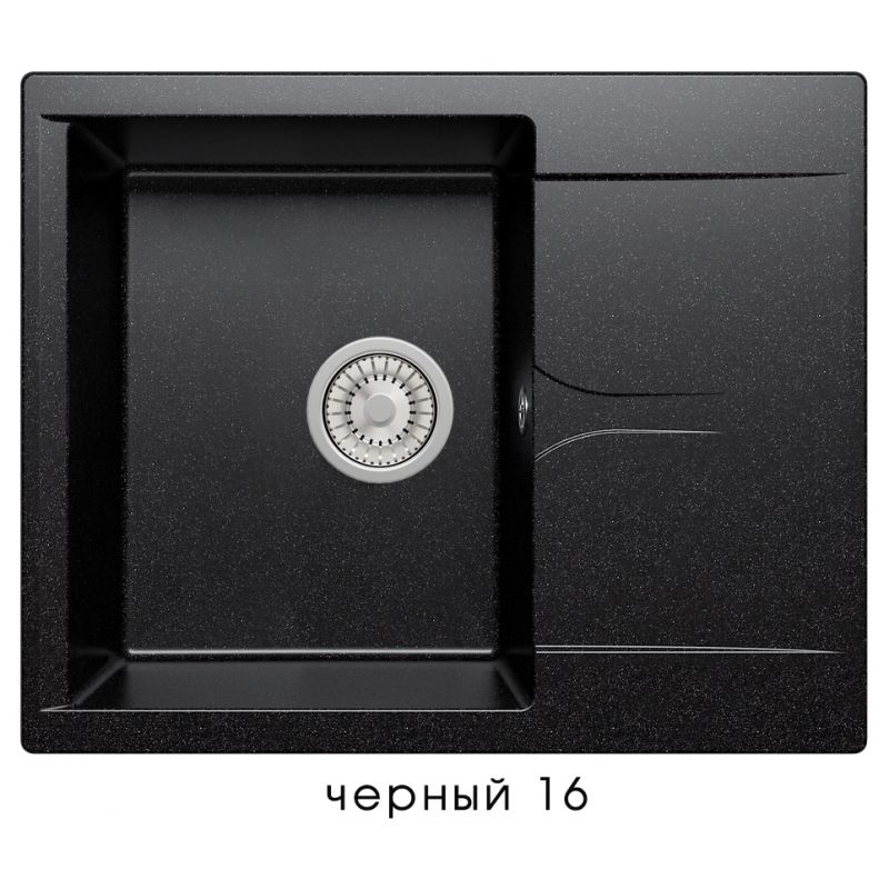 

Кухонная мойка Polygran Gals-620 черный (16)