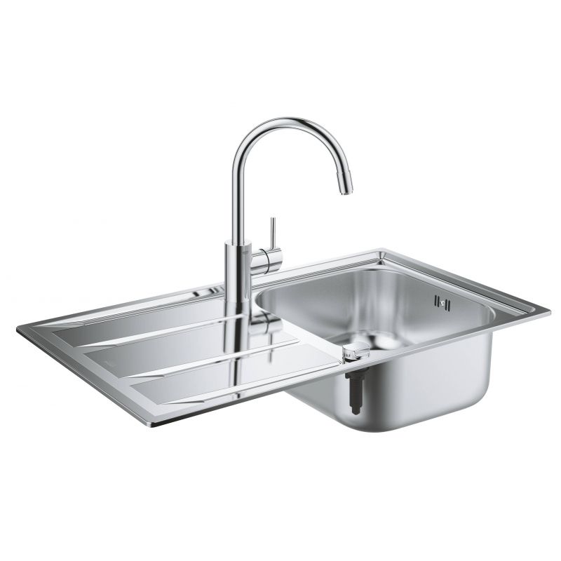 

Кухонная мойка Grohe K400 31570SD0 + смеситель Concetto