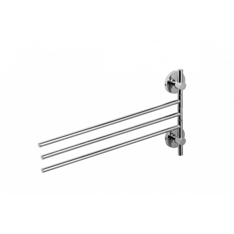 

Аксессуар для ванной Am.Pm Bliss A5532764 Тройная вешалка-вертушка для полотенец, хром