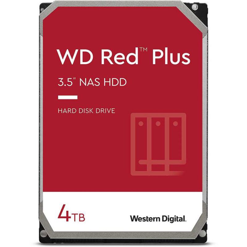 

Жесткий диск Western Digital Original Red Plus SATA-III/4Tb/3.5 (WD40EFZX)