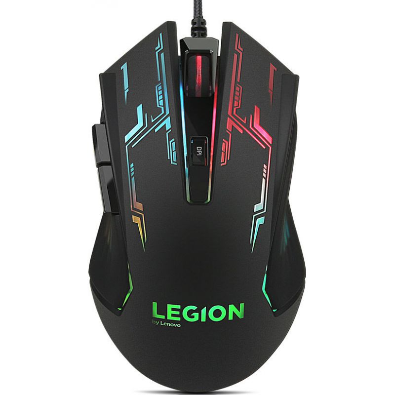 

Компьютерная мышь Lenovo Legion M200 RGB черный (GX30P93886)