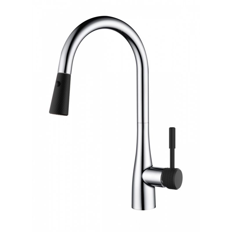 

Смеситель для кухни D&K Rhein Schiller DA1462505B хром/черный