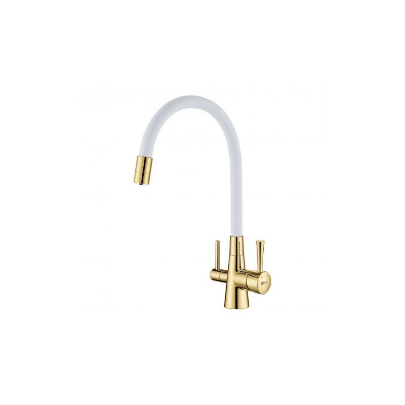 

Смеситель для кухни Lemark Comfort LM3075G-White