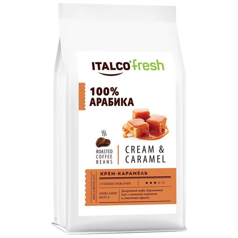 

Кофе Italco Крем-карамель (Cream & Caramel) ароматизированный, 375г