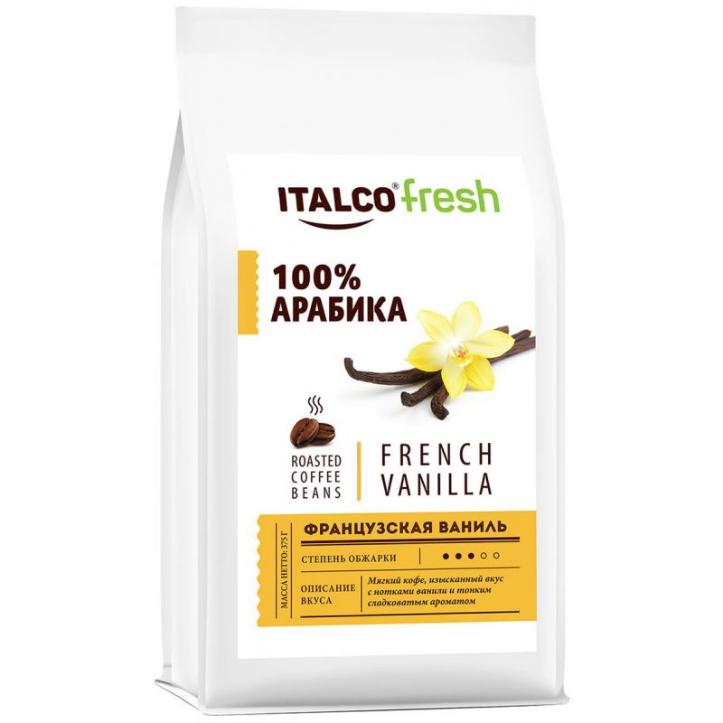 

Кофе Italco Французская ваниль (French vanilla) ароматизированный, 375г