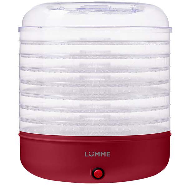 

Сушилка для продуктов LUMME LFD-108PP бордовый гранат