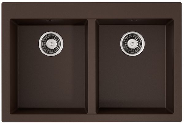 

Кухонная мойка Omoikiri Bosen 80-2-DC темный шоколад