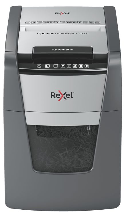 Уничтожитель документов (шредер) Rexel Optimum AutoFeed 100X черный