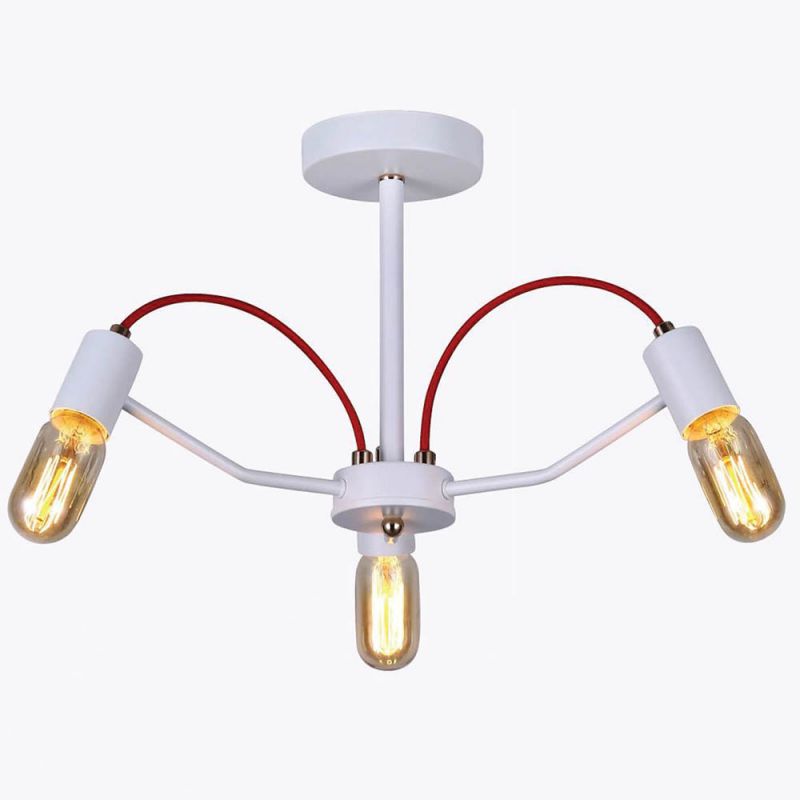 

Люстра Hiper H002-3 Белый с золотом