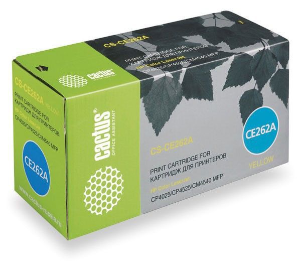 

Картридж Cactus CS-CE262A желтый