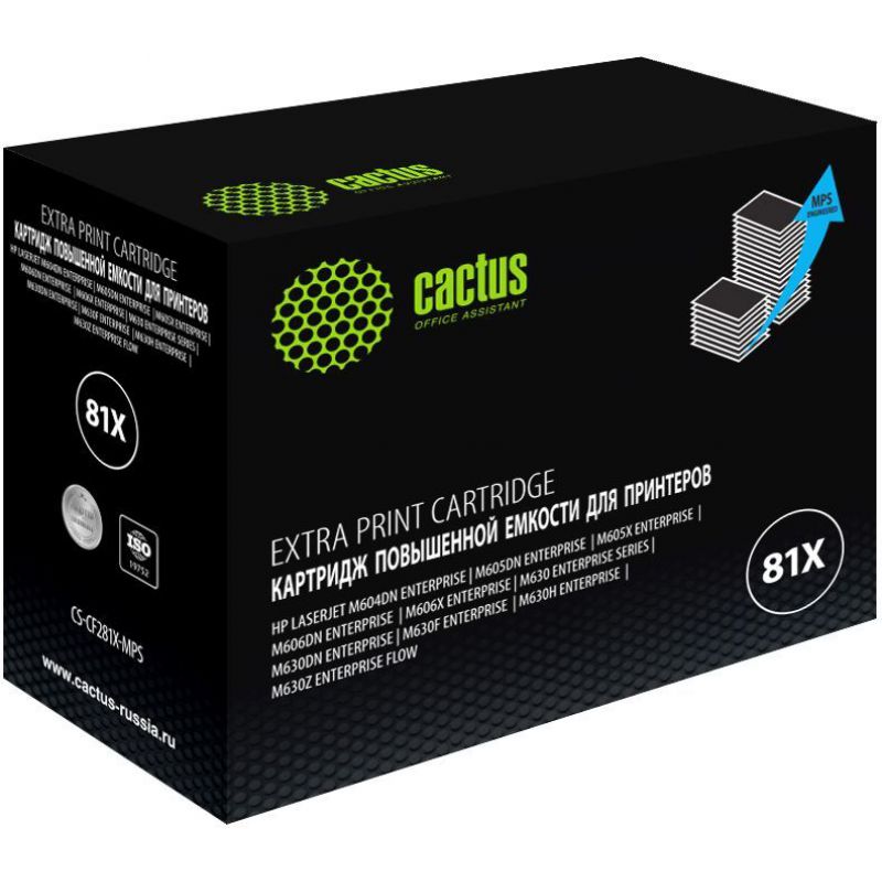 

Картридж Cactus CS-CF281X-MPS черный